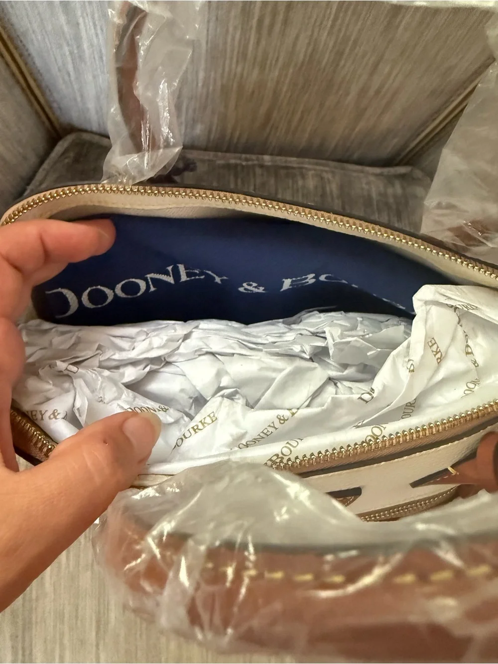 Dooney & Bourke Pebble Grain Large Domed Satchel